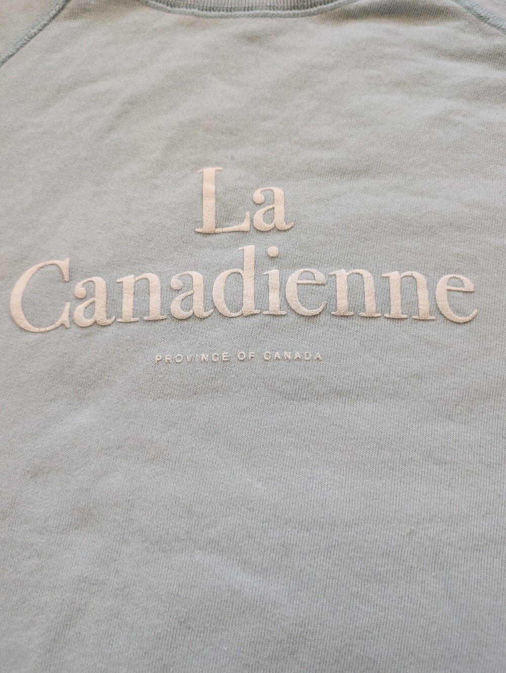 Province Of Canada La Canadienne Crew Neck Sweatshirt Small Blue - Picture 10 of 13